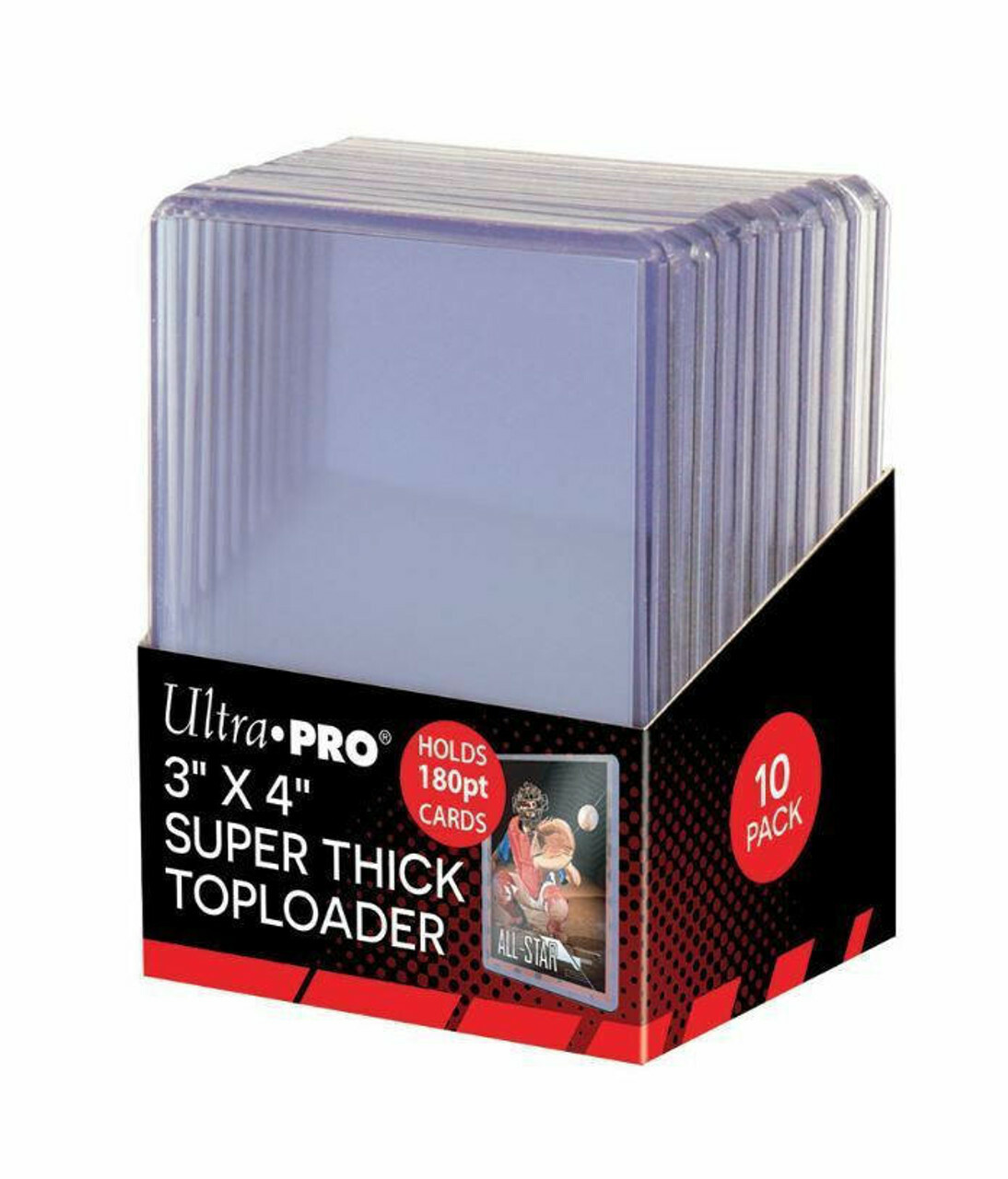 Ultra Pro 3 x 4 Premium Topload Card Holders, 25 Multi-Colored