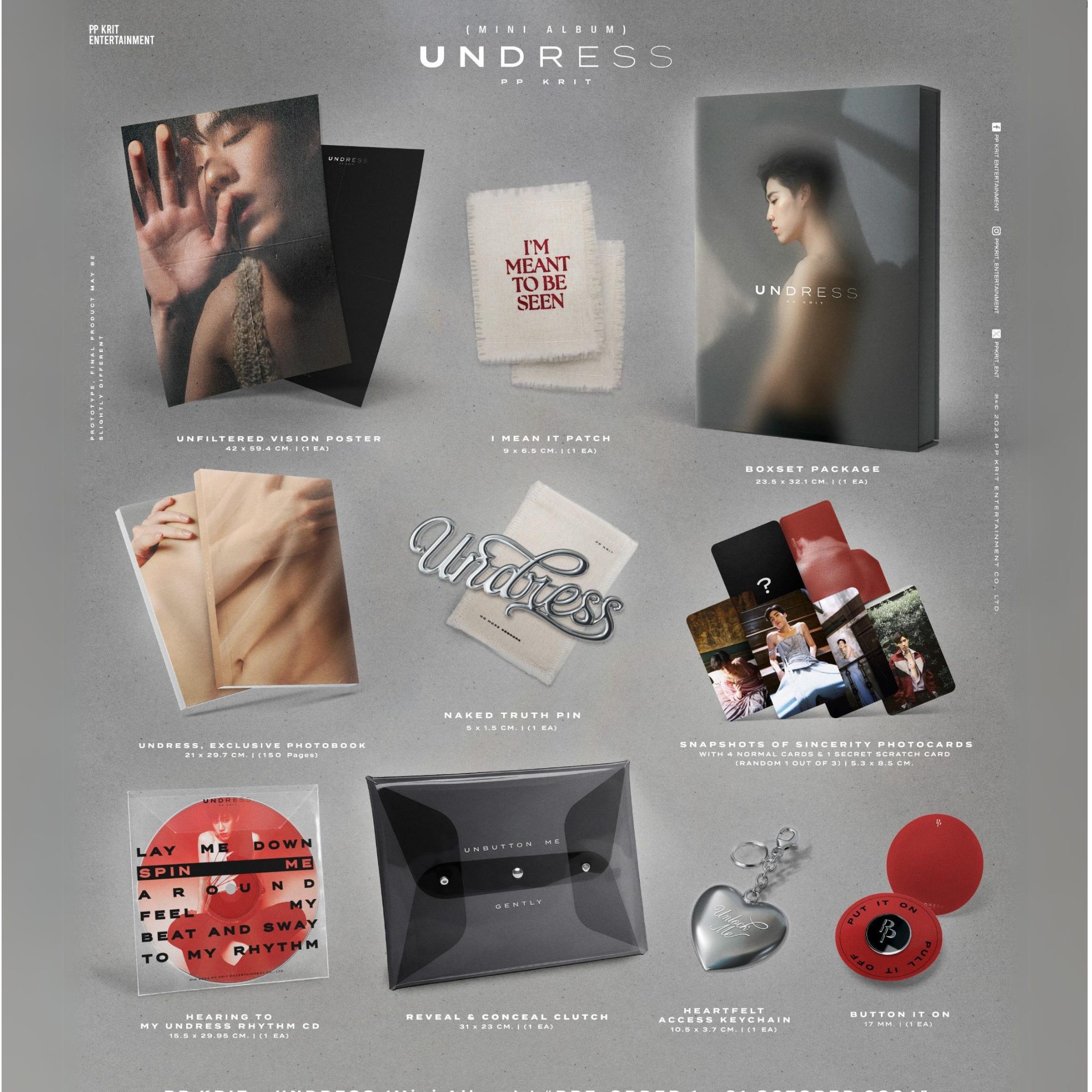 [預購] BKPP PP【Undress Me】 Mini Ablum Set