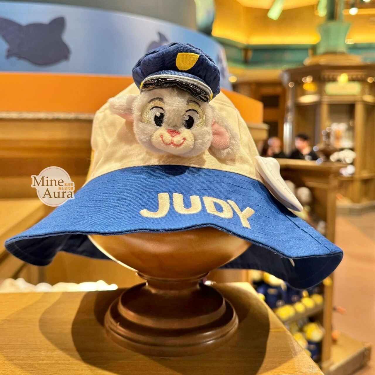 童心系列 哈茱蒂 Judy 兔 絨毛大頭 造型 漁夫帽 帽子 動物方城市 Zootopia -上海迪士尼樂園