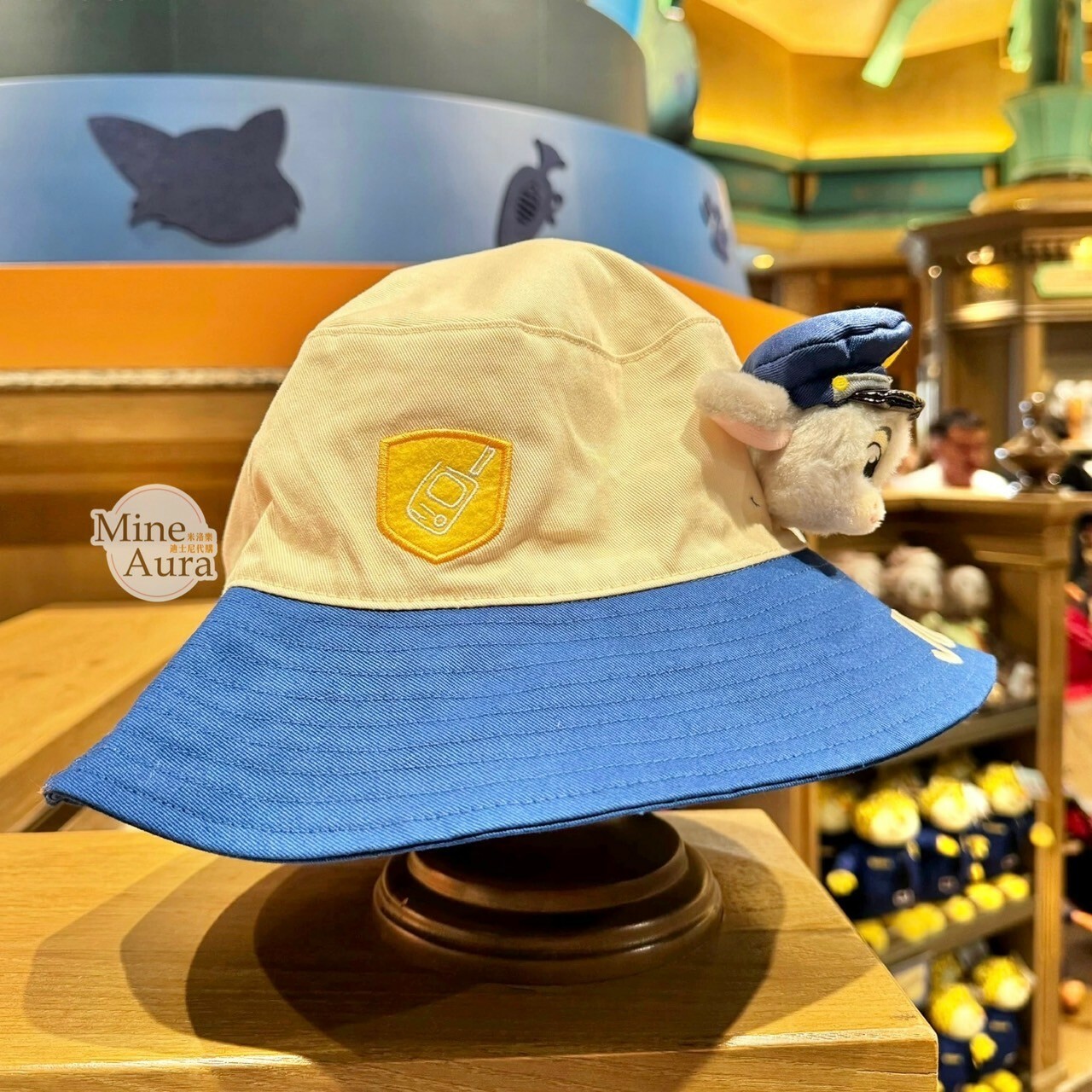 童心系列 哈茱蒂 Judy 兔 絨毛大頭 造型 漁夫帽 帽子 動物方城市 Zootopia -上海迪士尼樂園