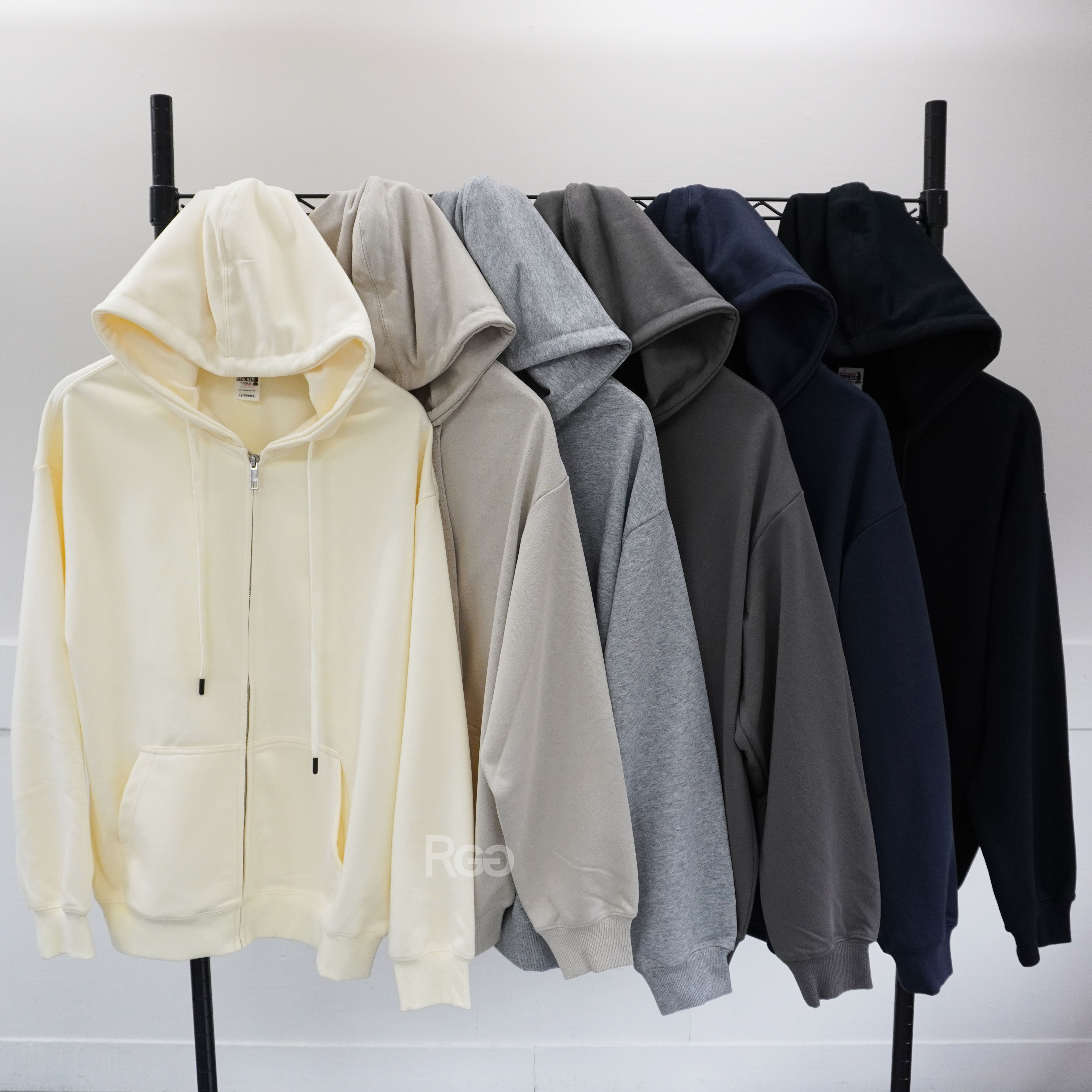 ArriveGuide 重磅寬版落肩連帽外套