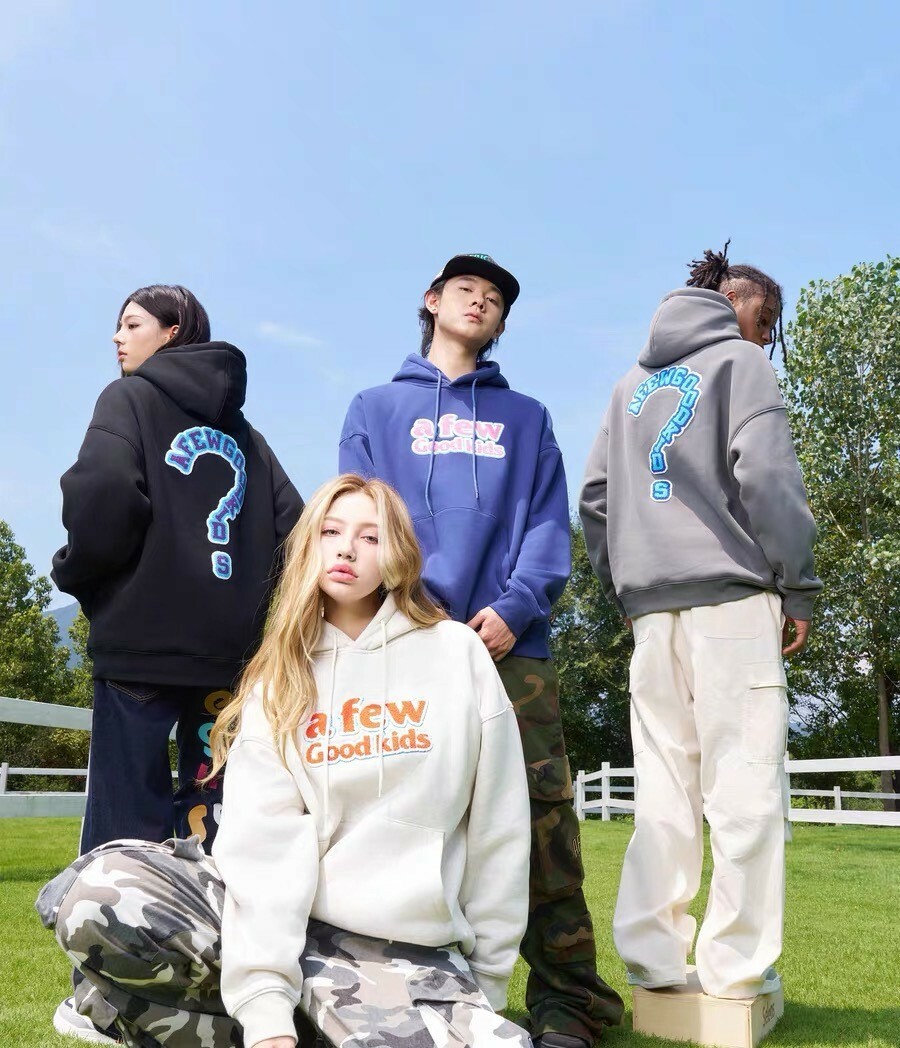 AFGK 重磅毛巾繡問號 帽T A FEW GOOD KIDS