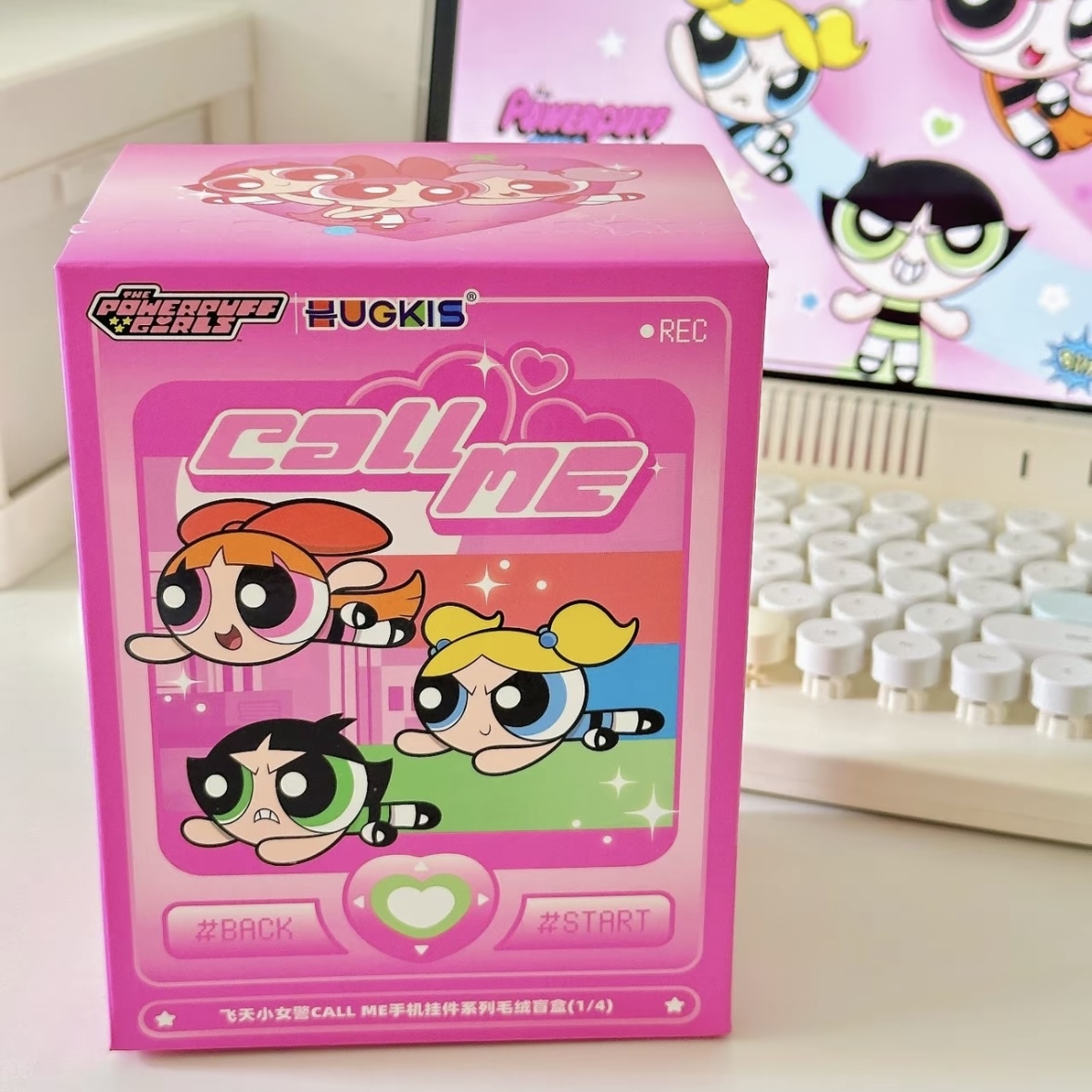 飛天小女警 CALL ME 手機掛件 可愛毛絨 玩具 可背式 卡套 盲盒 /預購