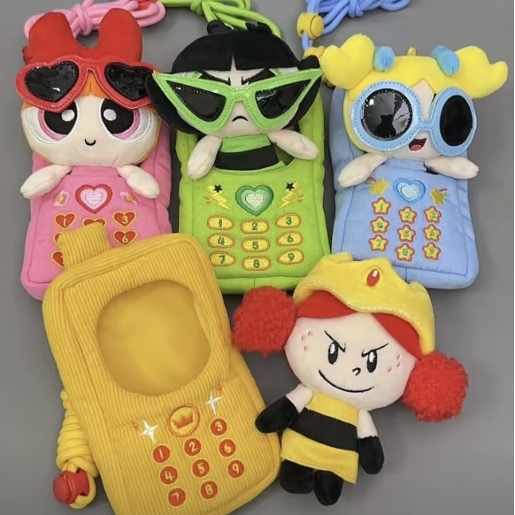 飛天小女警 CALL ME 手機掛件 可愛毛絨 玩具 可背式 卡套 盲盒 /預購