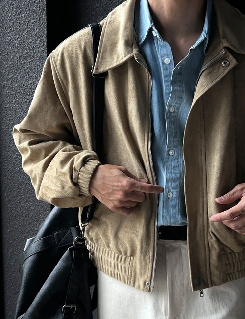 Aiden 麂皮夾克外套