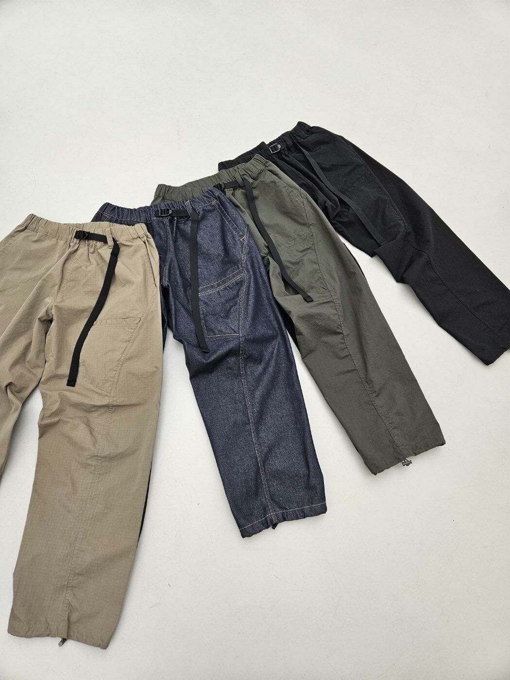 淨色可束腳鬆身褲 SPECTOR-079P