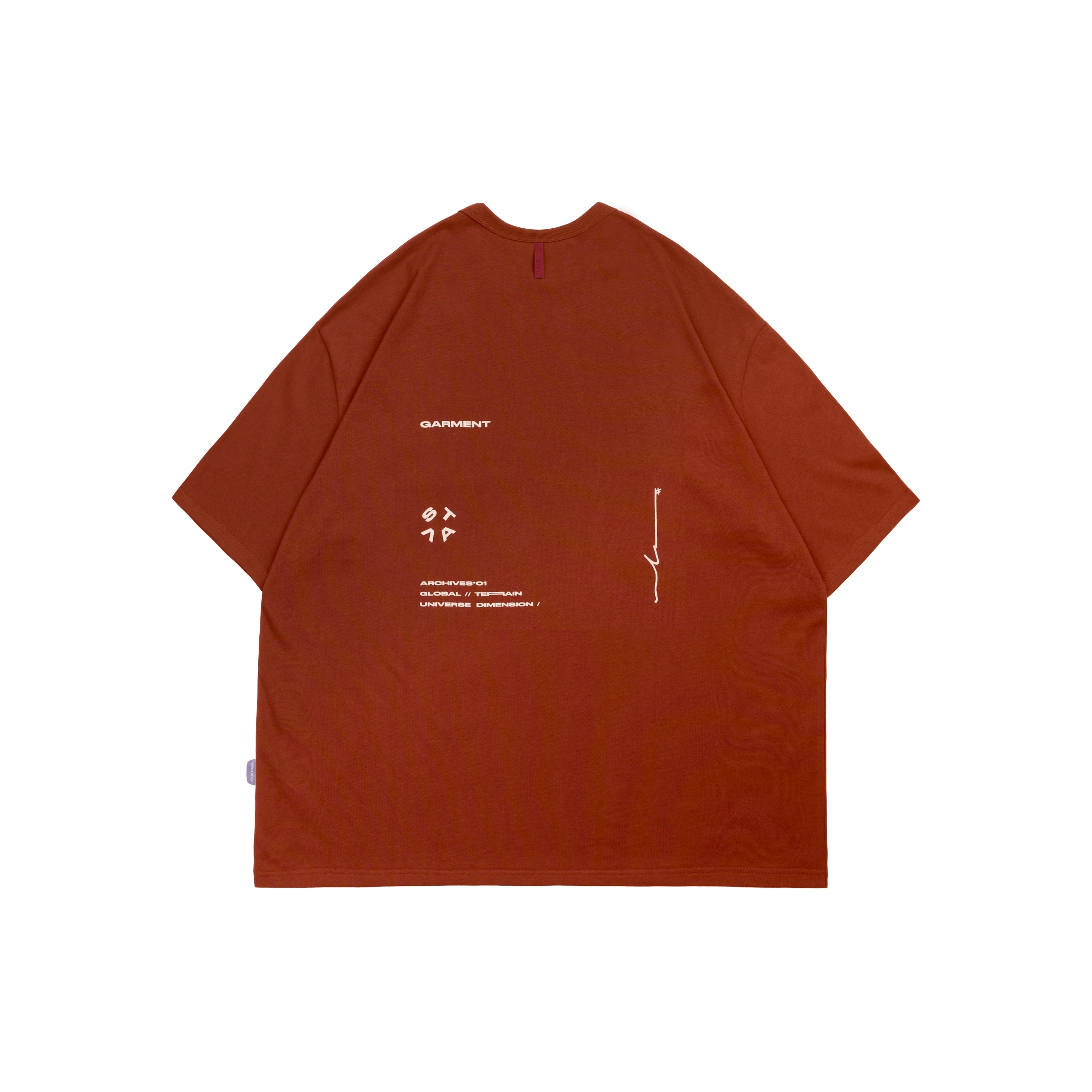 T-01 "Simple" Tee - Vermilion