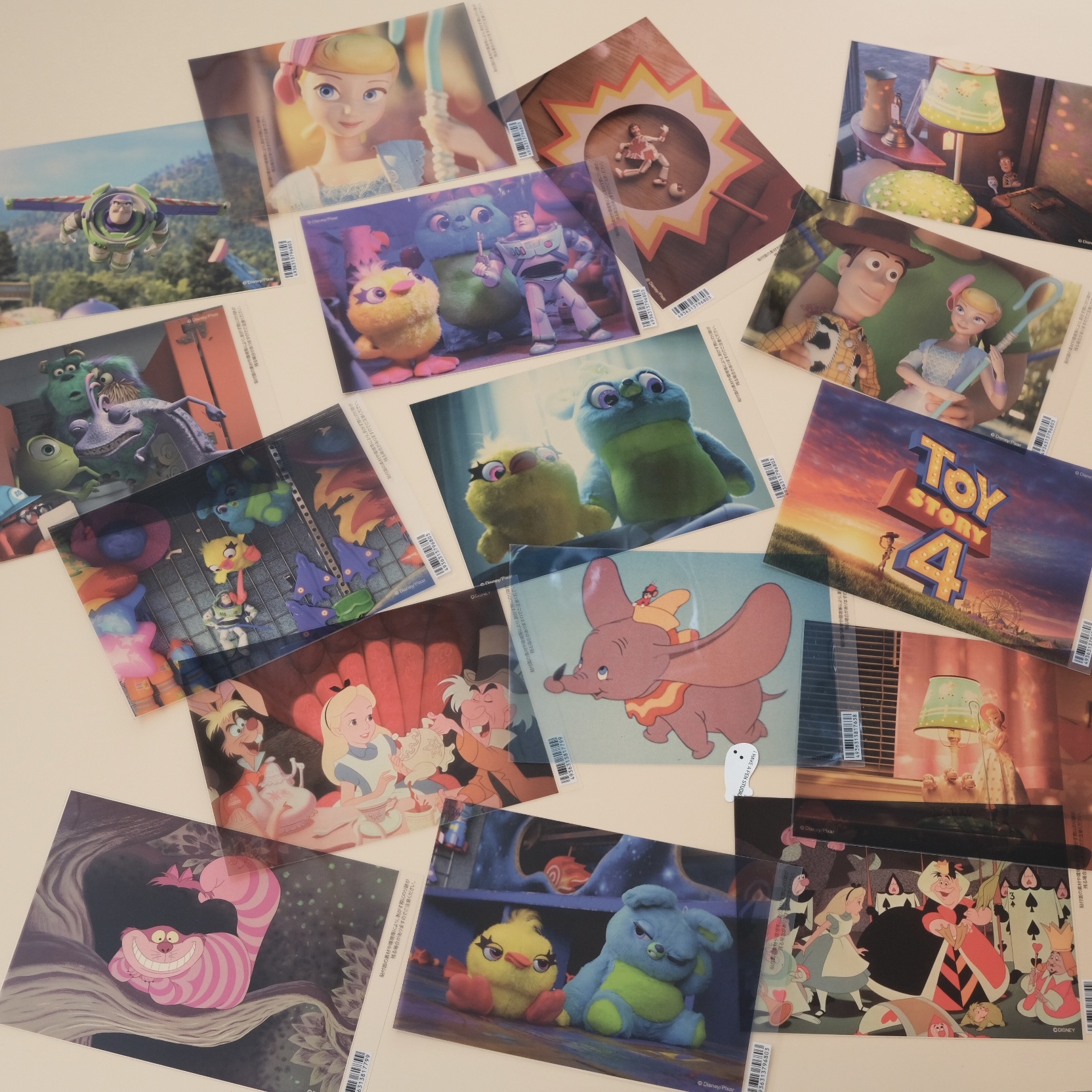 迪士尼 場景 底片風格半透明貼紙 Disney