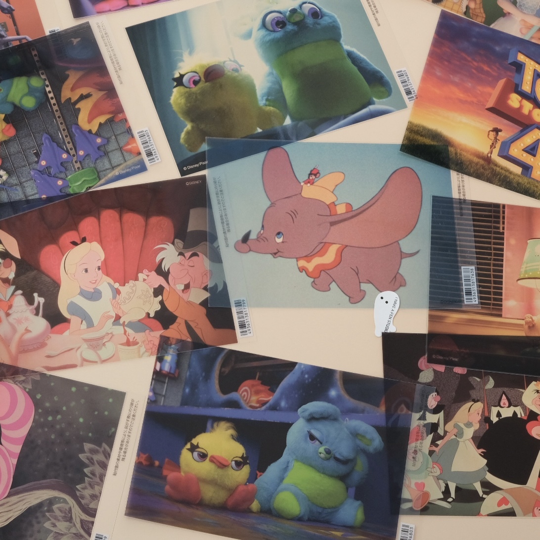 迪士尼 場景 底片風格半透明貼紙 Disney