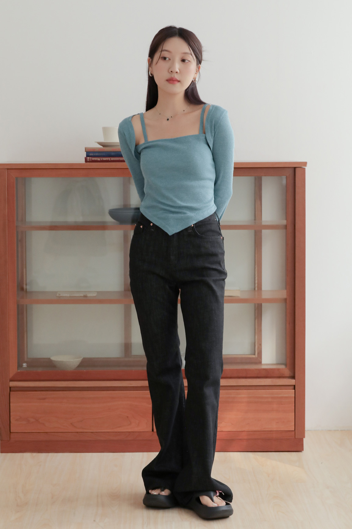 No Fade Bootcut Pants #靴型褲