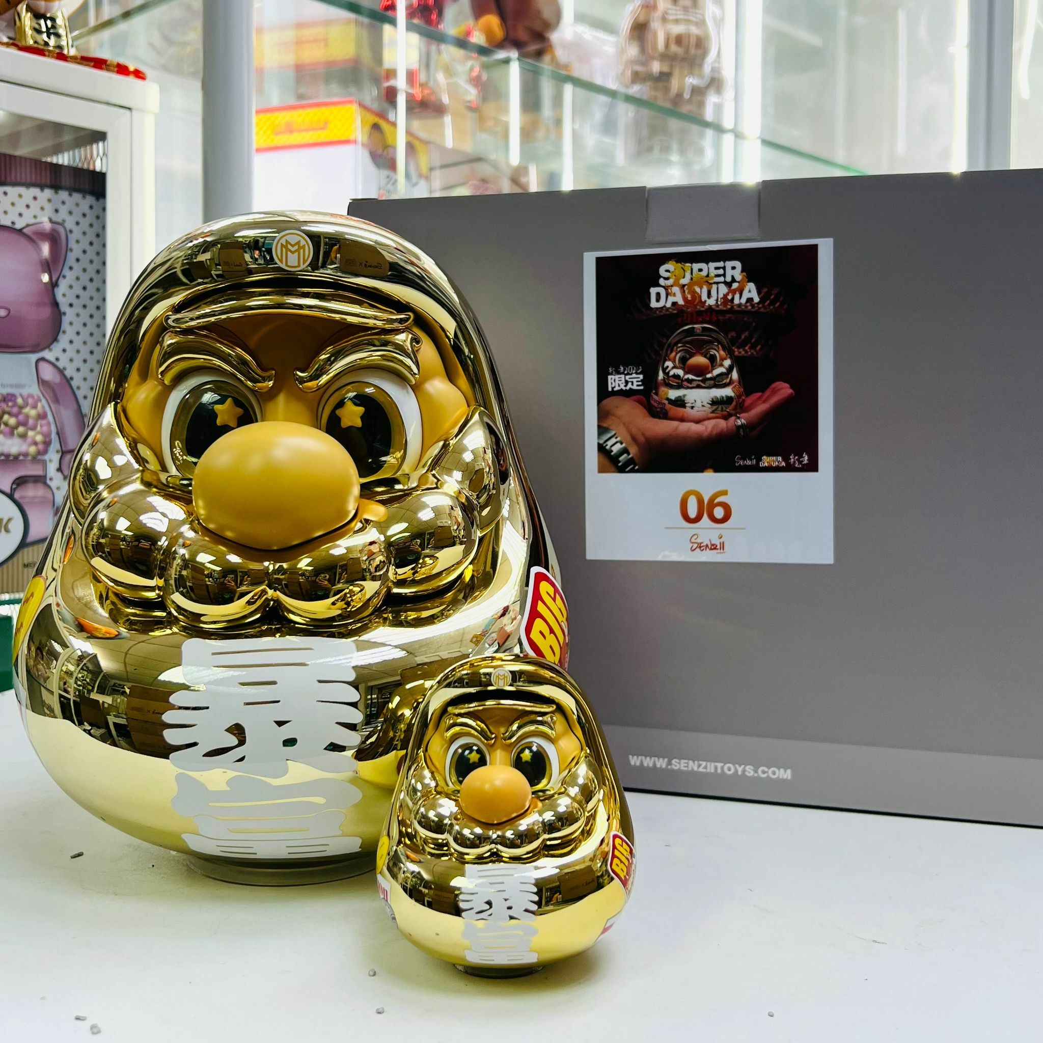 SENZII千紙 X 超級達摩“暴富”2024年龍年限定 SuperDaruma(25cm/9cm)