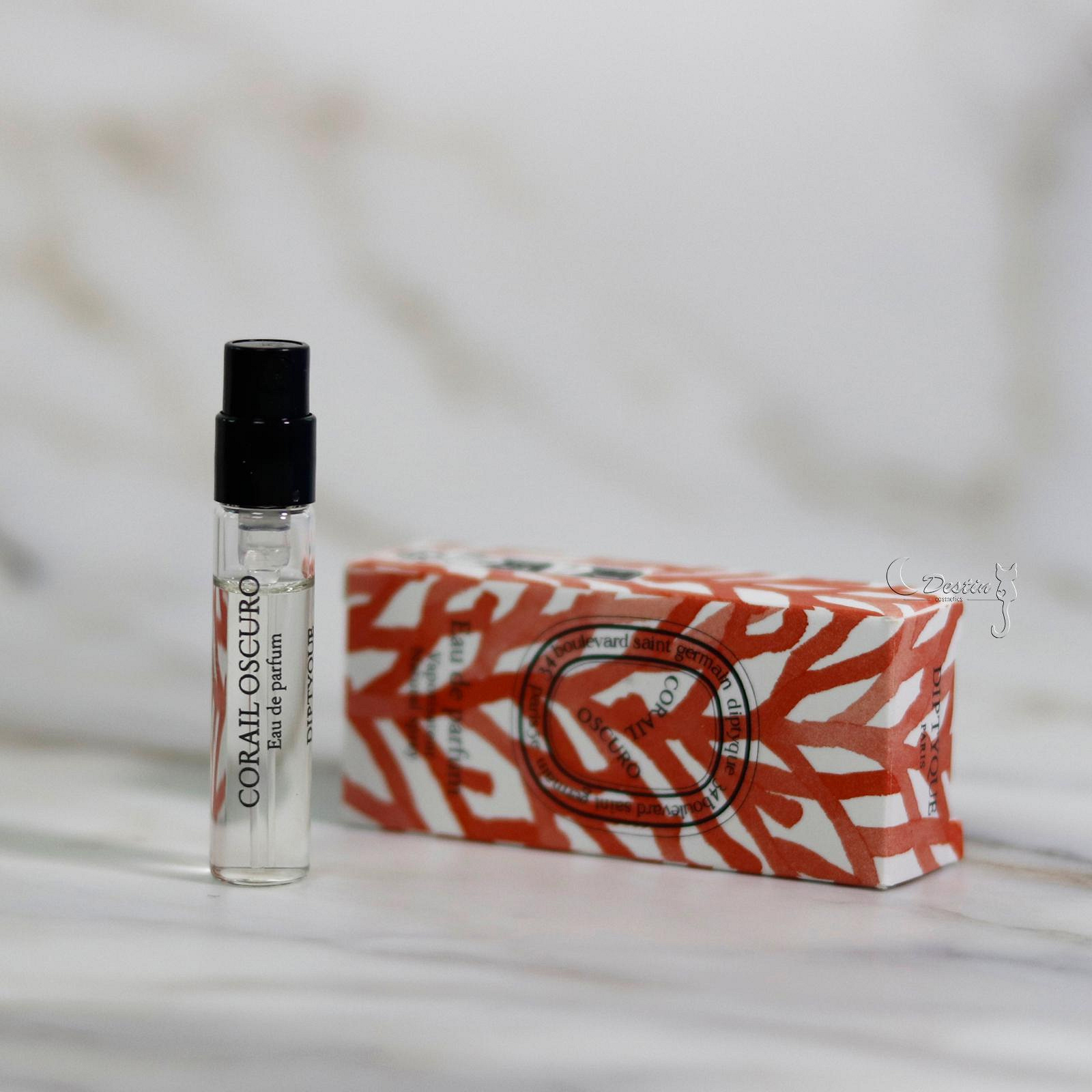 Diptyque 幽影珊瑚Corail Oscuro 中性淡香精2mL 可噴式試管香水2024新品全