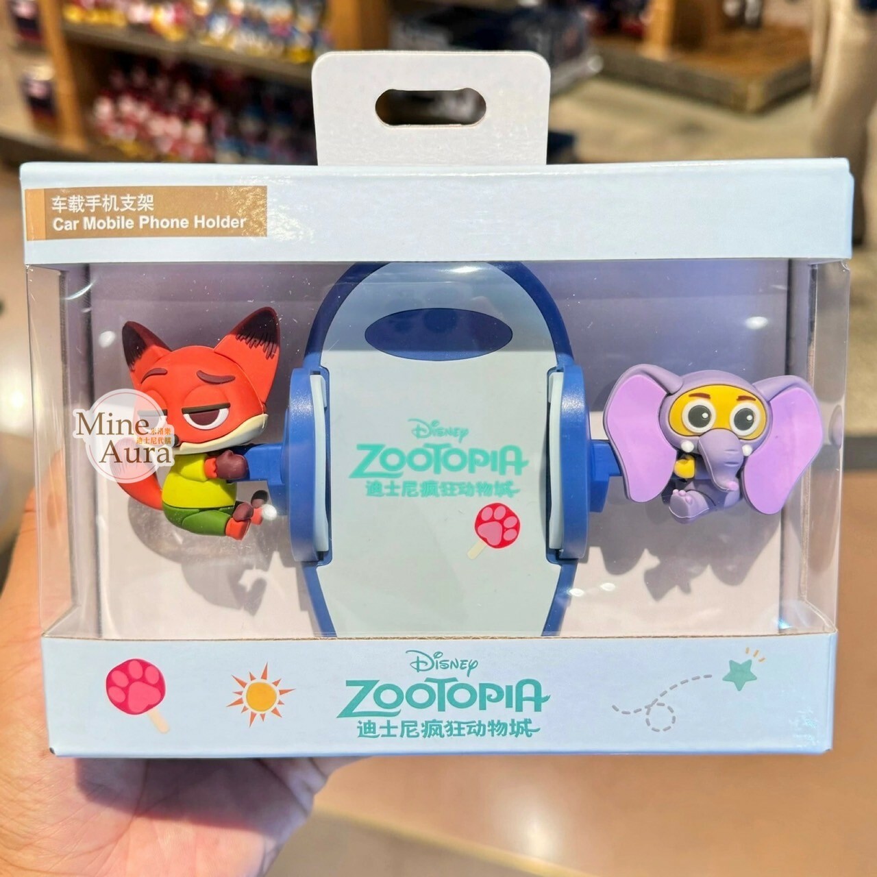 胡尼克 Nick 飛仔 Finnick 立體造型 手機支架 汽車用品 動物方城市 Zootopia -上海迪士尼樂園