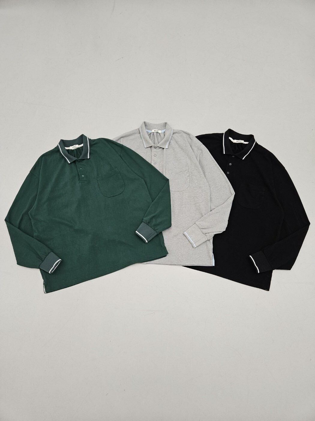 淨色長袖PoloTee SPECTOR-086T