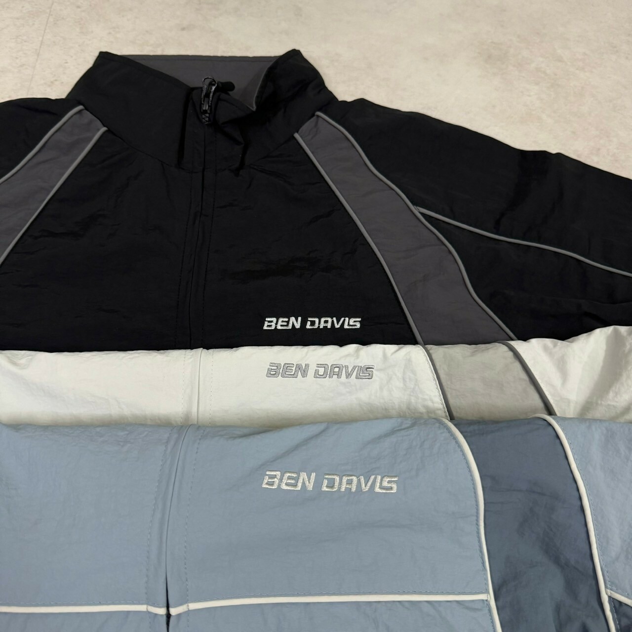 BEN DAVIS PIPING NYLON 衝鋒外套 C-24780001