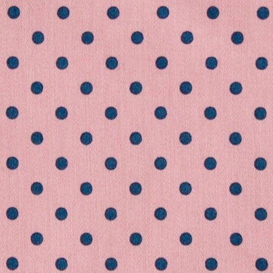 雙色點點手巾＿粉紅x藍