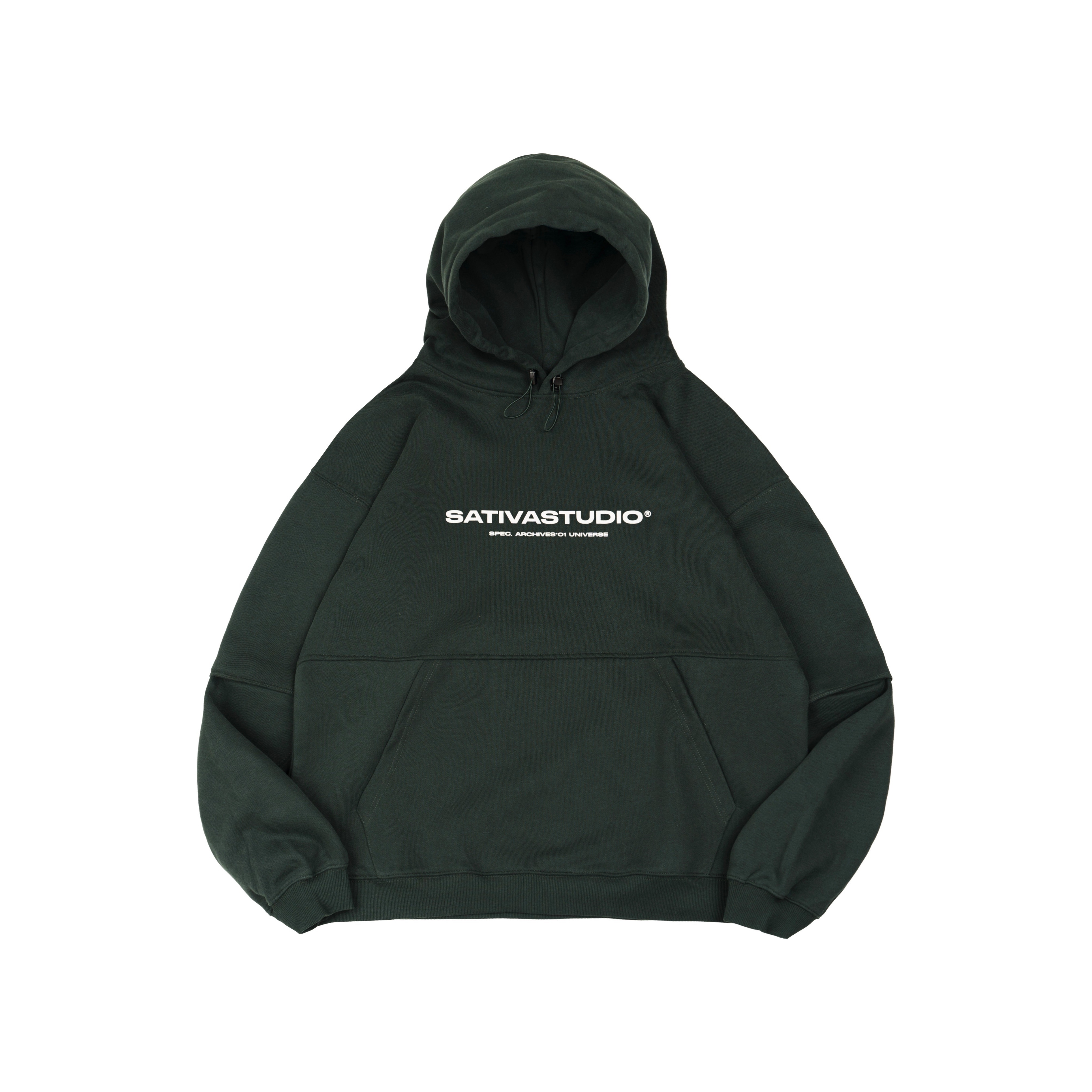 ROG-02 “Falling Down with Gravitational Field“ Hoodie - Deep Green