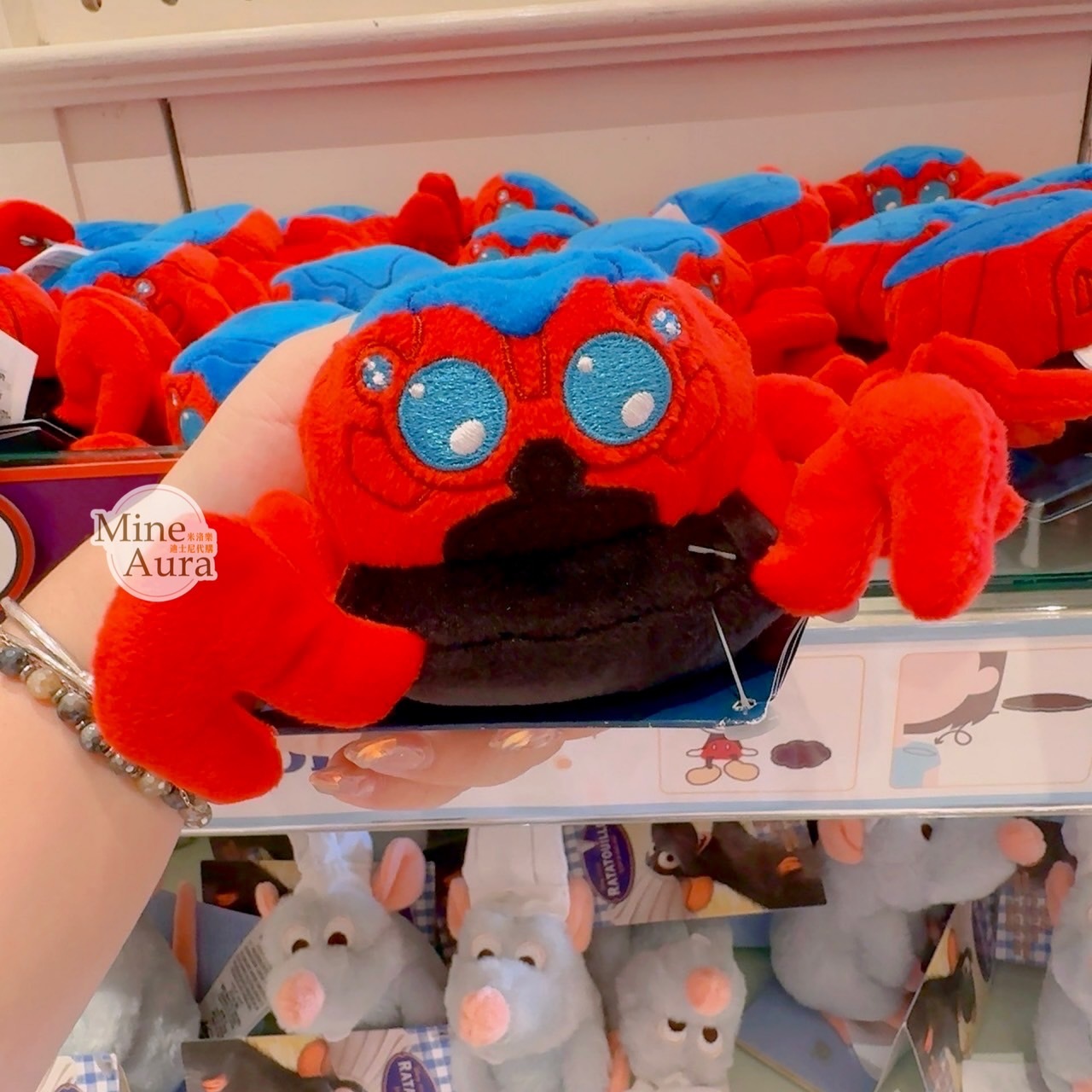 蜘蛛人 Spider-Man 藍紅蜘蛛造型 磁鐵 坐肩 絨毛 娃娃 公仔 漫威 Marvel -香港迪士尼樂園