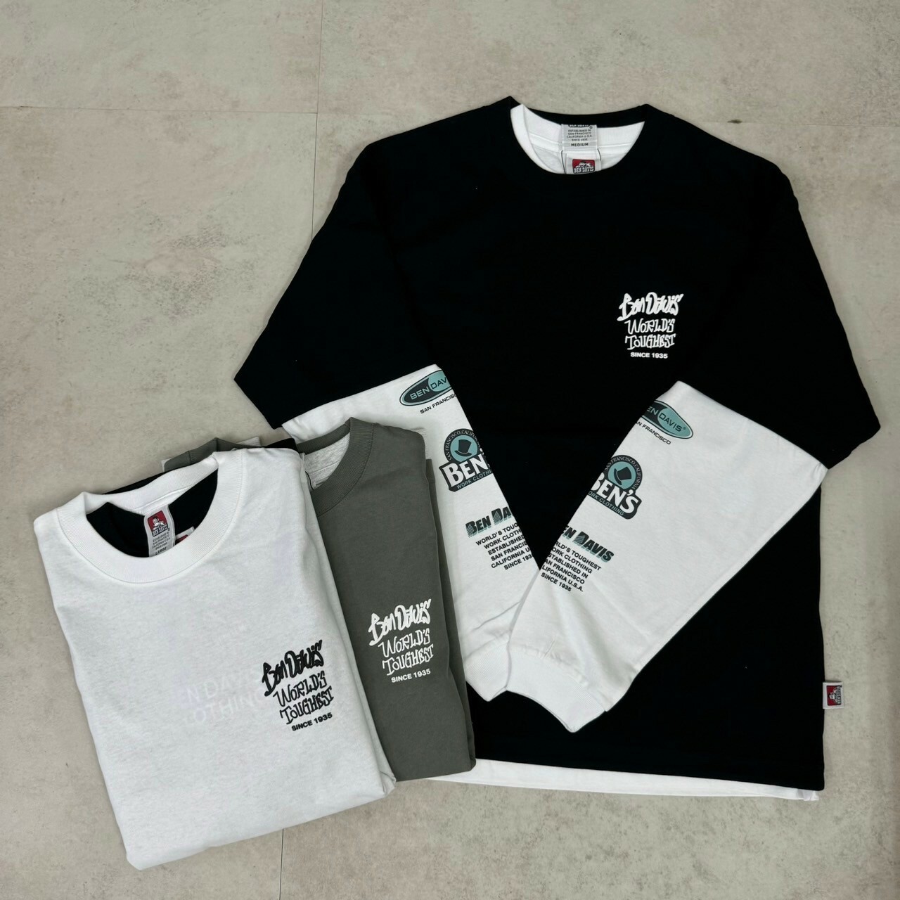 Ben Davis 標籤分層針織長袖Tee C-24780035