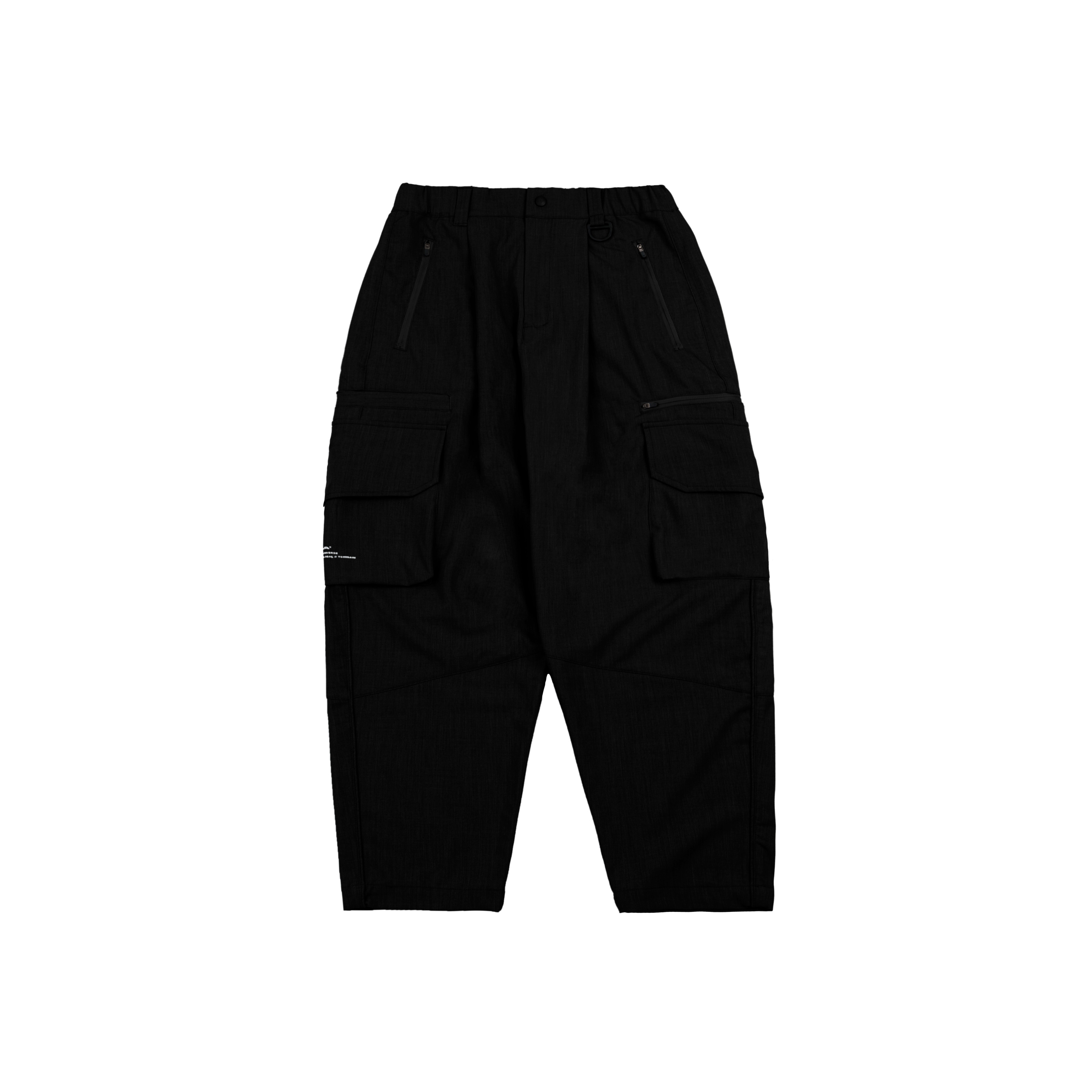WS-01 “Stereo Cutting“ Military Pants - Black
