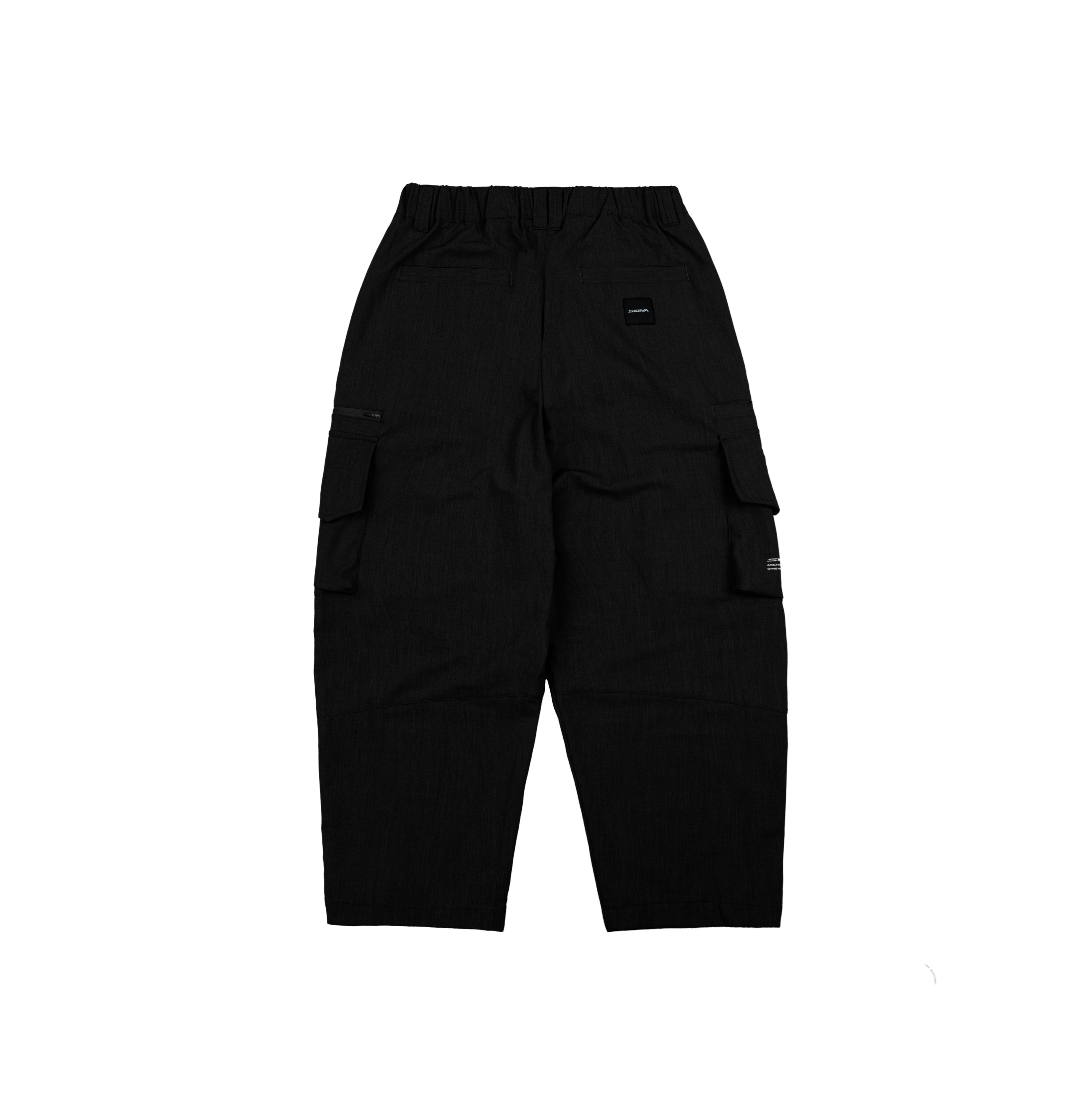 WS-01 “Stereo Cutting“ Military Pants - Black