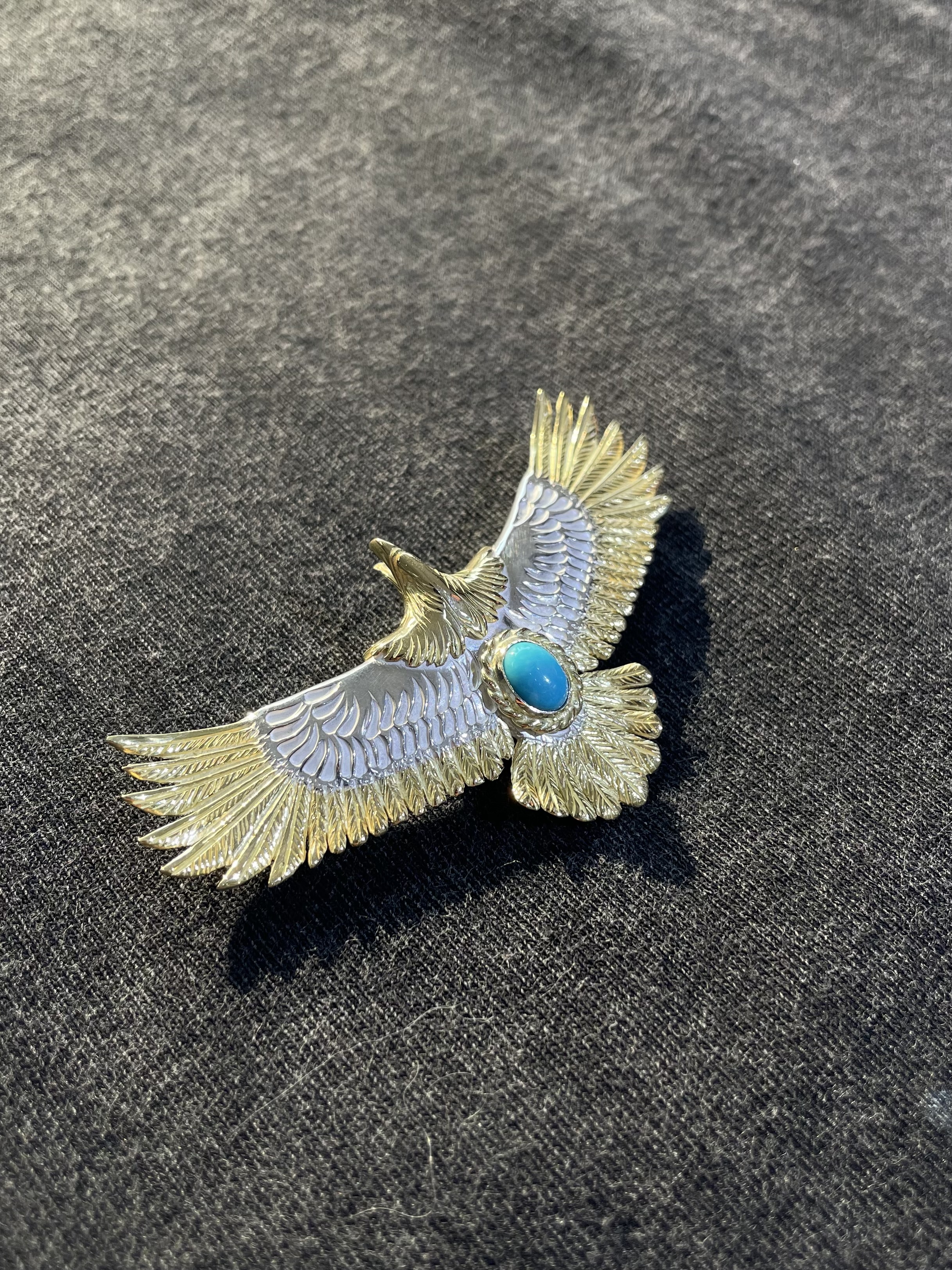 間金金繩松石鷹