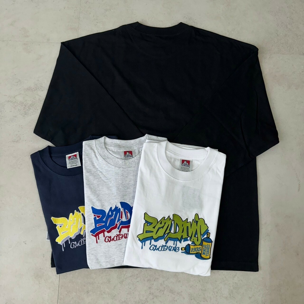 Ben Davis 90 年代塗鴉刺繡長Tee C-24780034