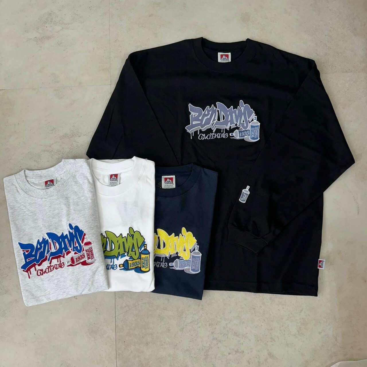 Ben Davis 90 年代塗鴉刺繡長Tee C-24780034