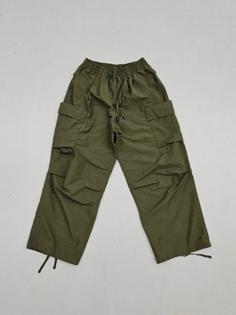 淨色可束腳工裝鬆身褲 SPECTOR-091P