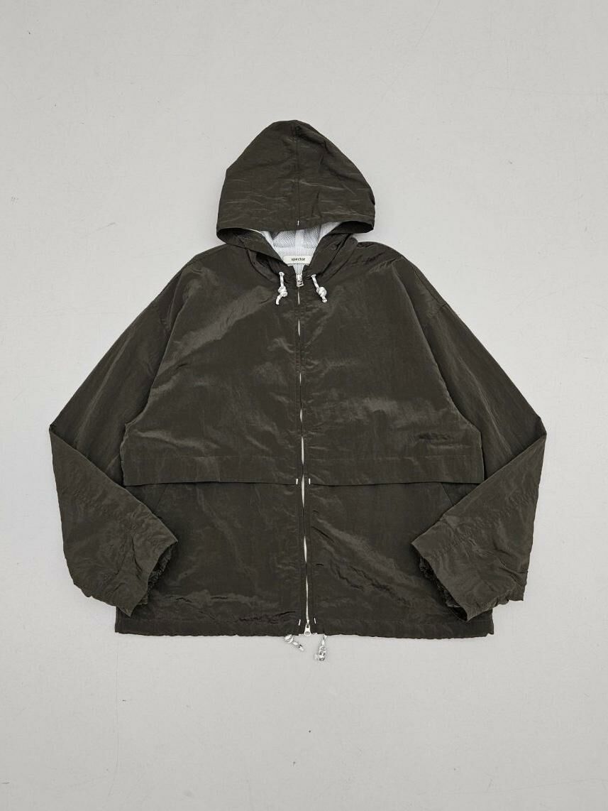 淨色連帽拉鍊外套 SPECTOR-093JK