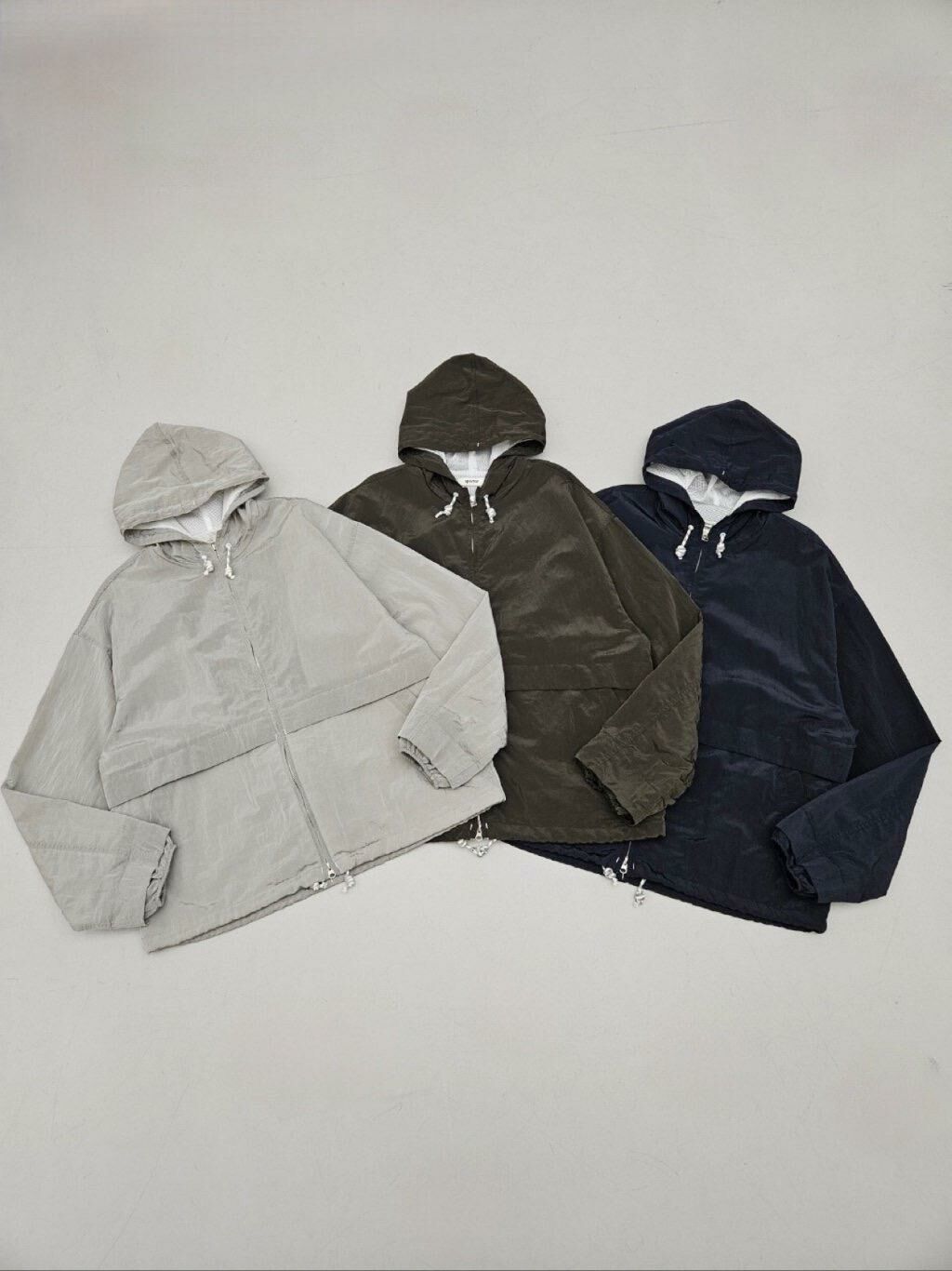 淨色連帽拉鍊外套 SPECTOR-093JK