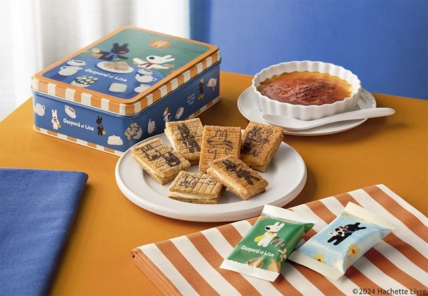 Sugar Butter Tree x Gaspard et Lisa 原味&焦糖布丁奶油夾心餅 (鐵盒)