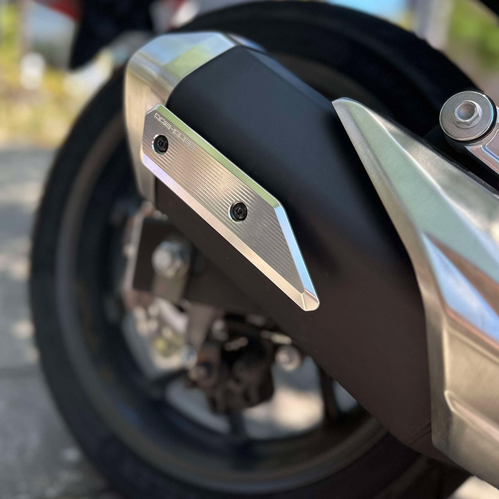 本田車系鋁合金排氣管保護飾蓋-短版-70 mm