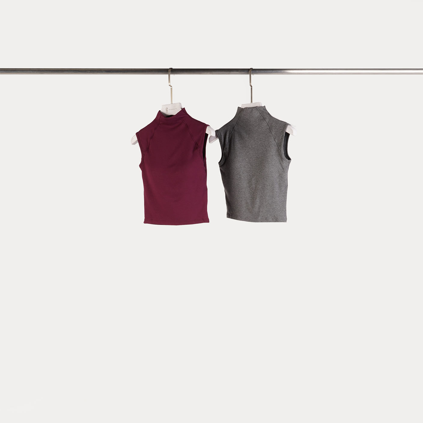 質感壓摺高領Bra Top | 2色