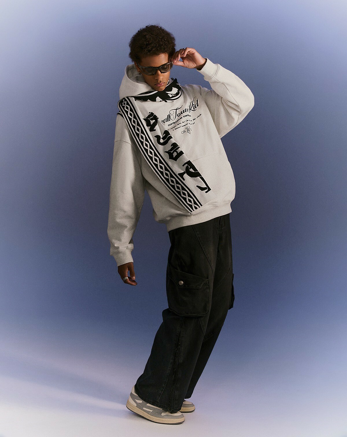 ASEN同款 STK SmallTownKid 草寫標語 帽T