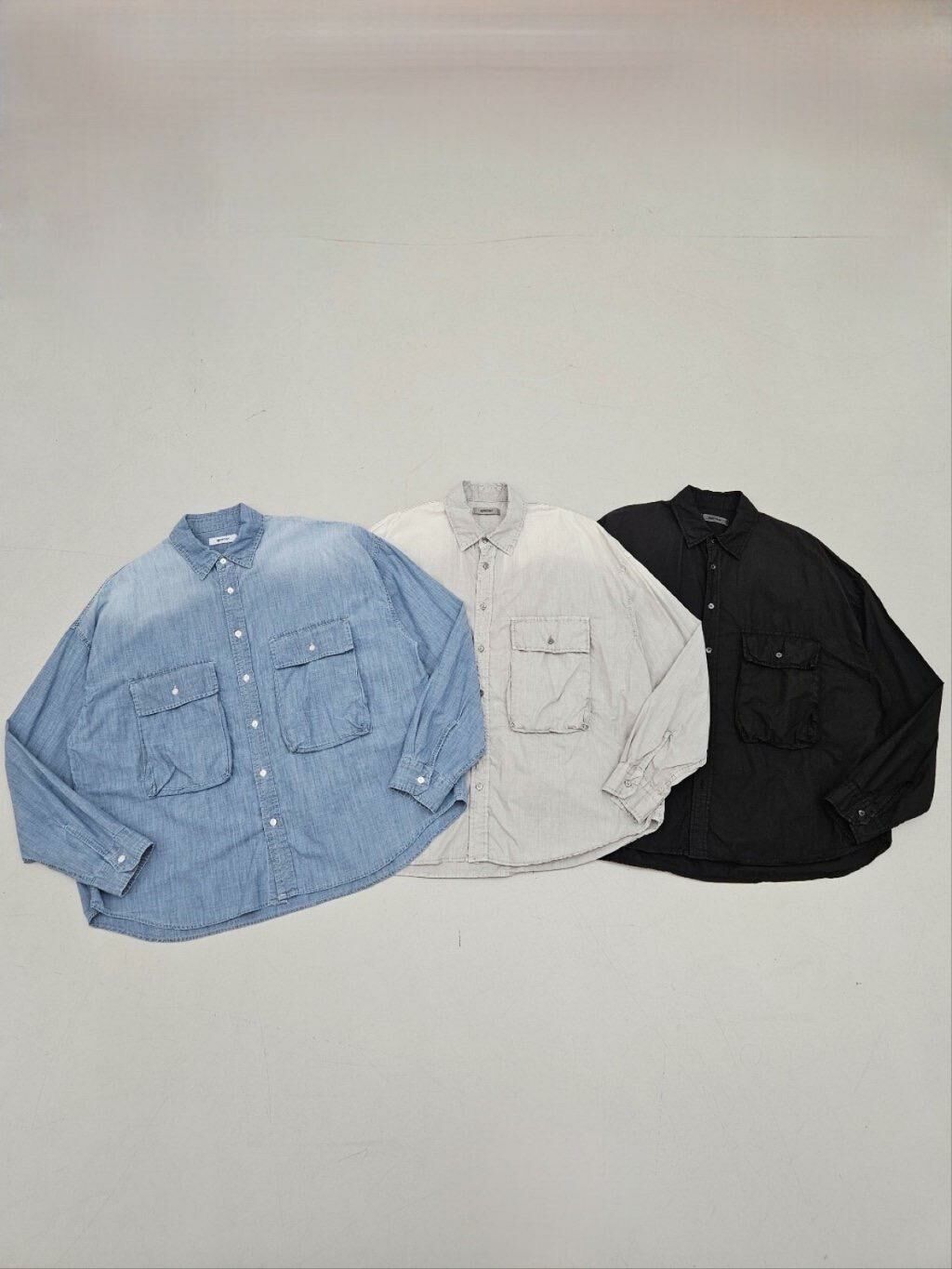 洗水淨色長袖恤衫 SPECTOR-100S