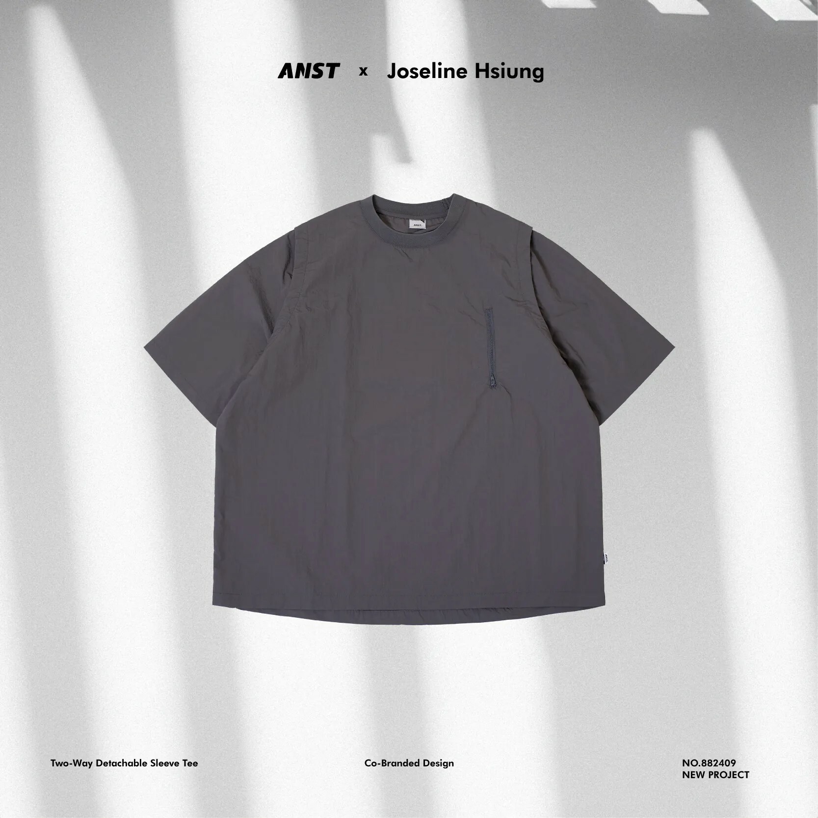 "現貨" ANST x Joseline Hsiung 2way Detachable Sleeve Tee / AJH.03