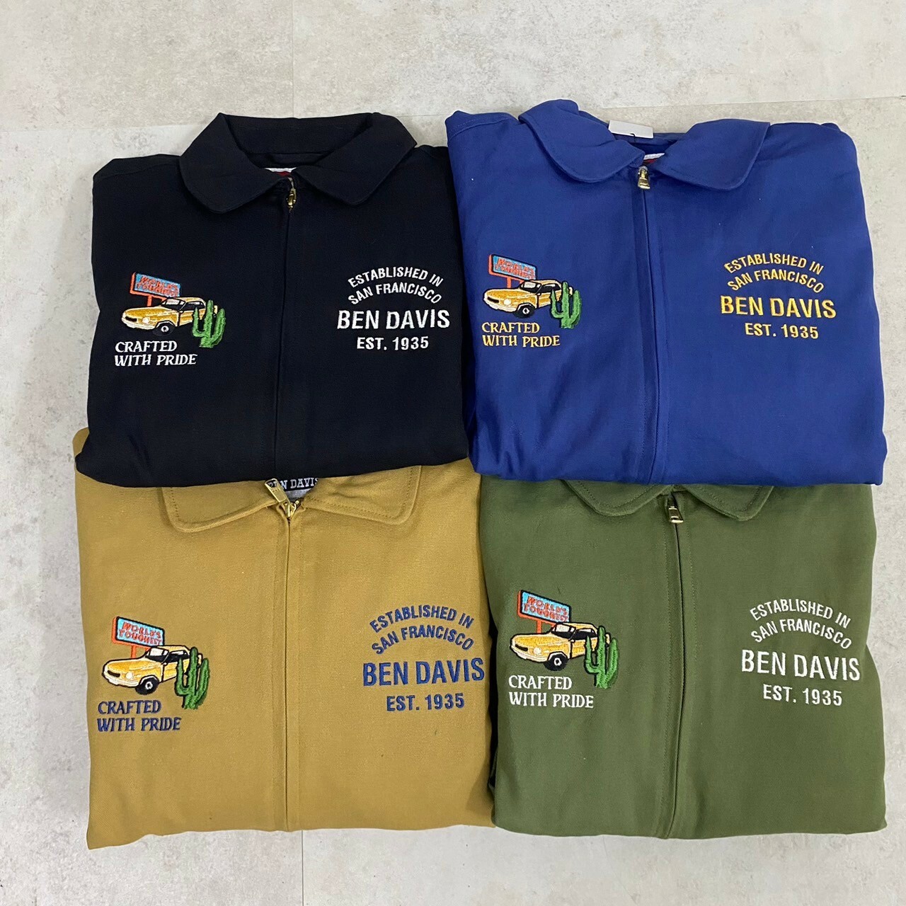 Ben Davis 拉絨背面刺繡軍裝夾克 C-24780005