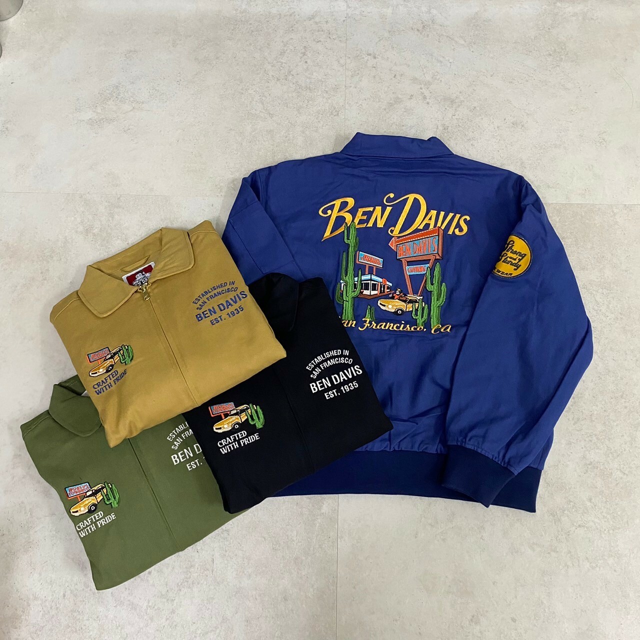 Ben Davis 拉絨背面刺繡軍裝夾克 C-24780005