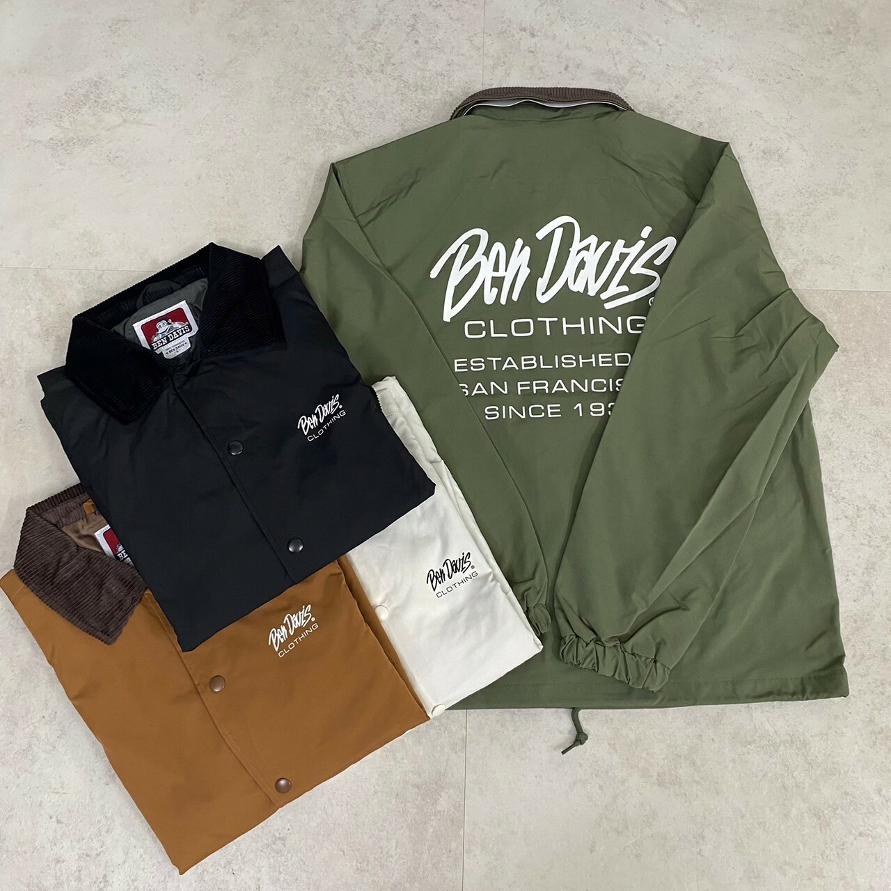 Ben Davis 劇本教練印花輕便外套 C-24780000