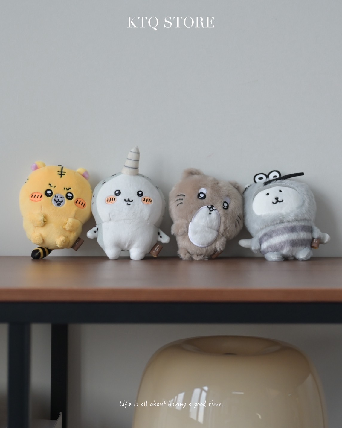 KTQ STORE ‧ 日本 Joke Bear 自嘲熊 小老虎 蚊子熊 電鋸系列 肉餅 獨角鯨 黃斑蹄兔 吊飾