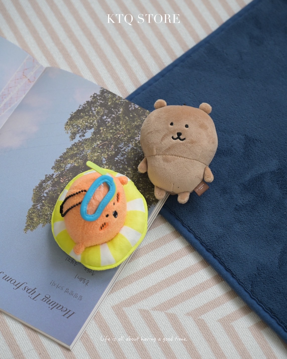 KTQ STORE ‧ 日本 Joke Bear 自嘲熊 泳圈肉餅 曬黑自嘲熊 吊飾