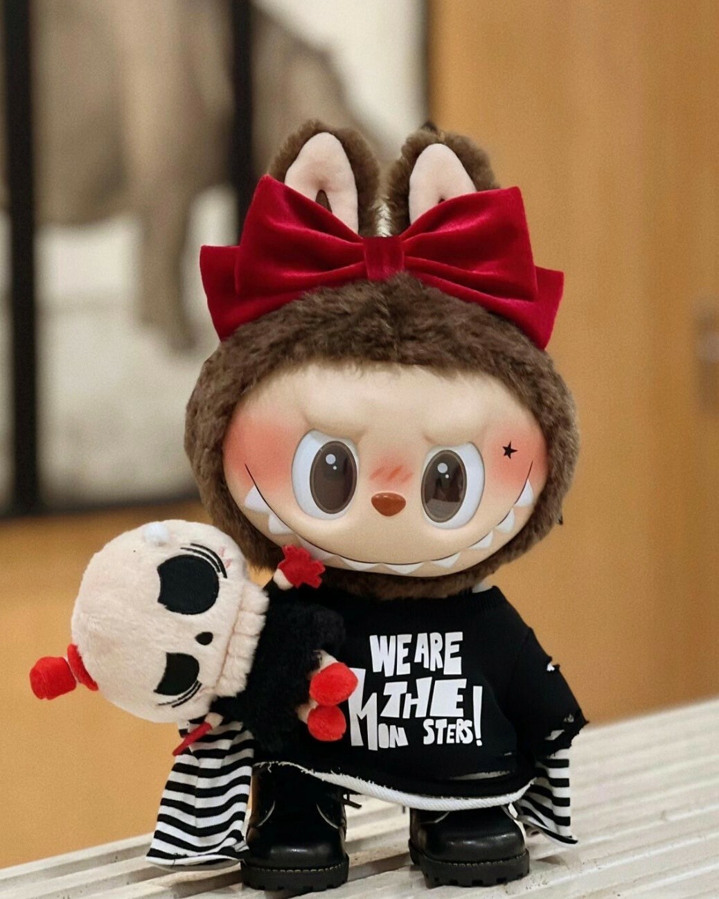 POPMART LABUBU CATCH ME IF YOU LIKE ME 2024情人節限定禮盒 黑色 粉色 搪膠 毛絨 公仔 拉布布 泡泡瑪特