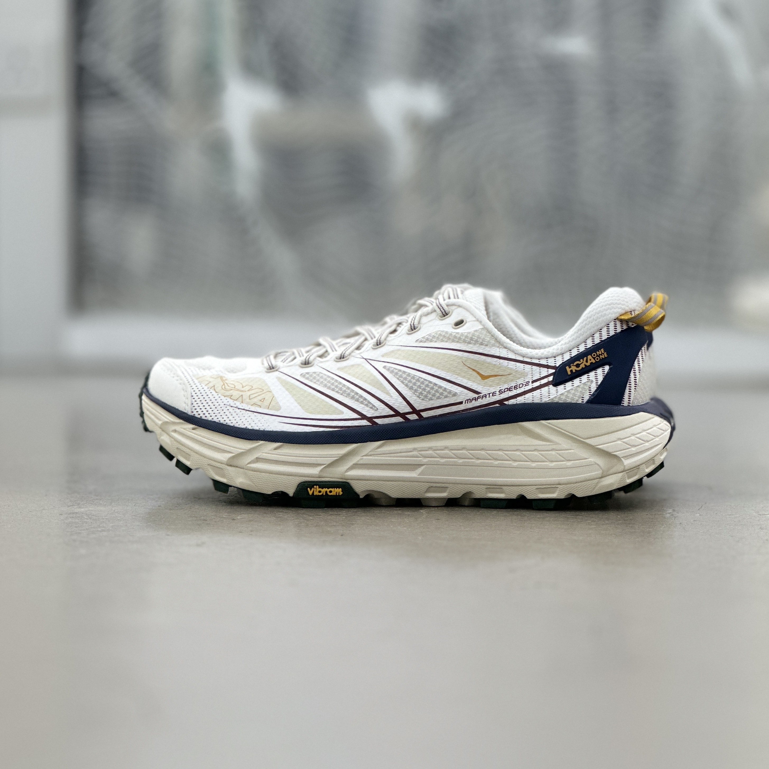 Hoka One One Mafate Speed 2 Oatmilk