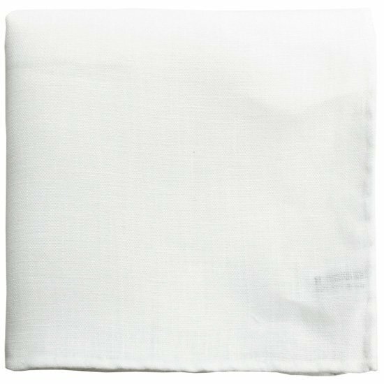 經典白色亞麻手巾