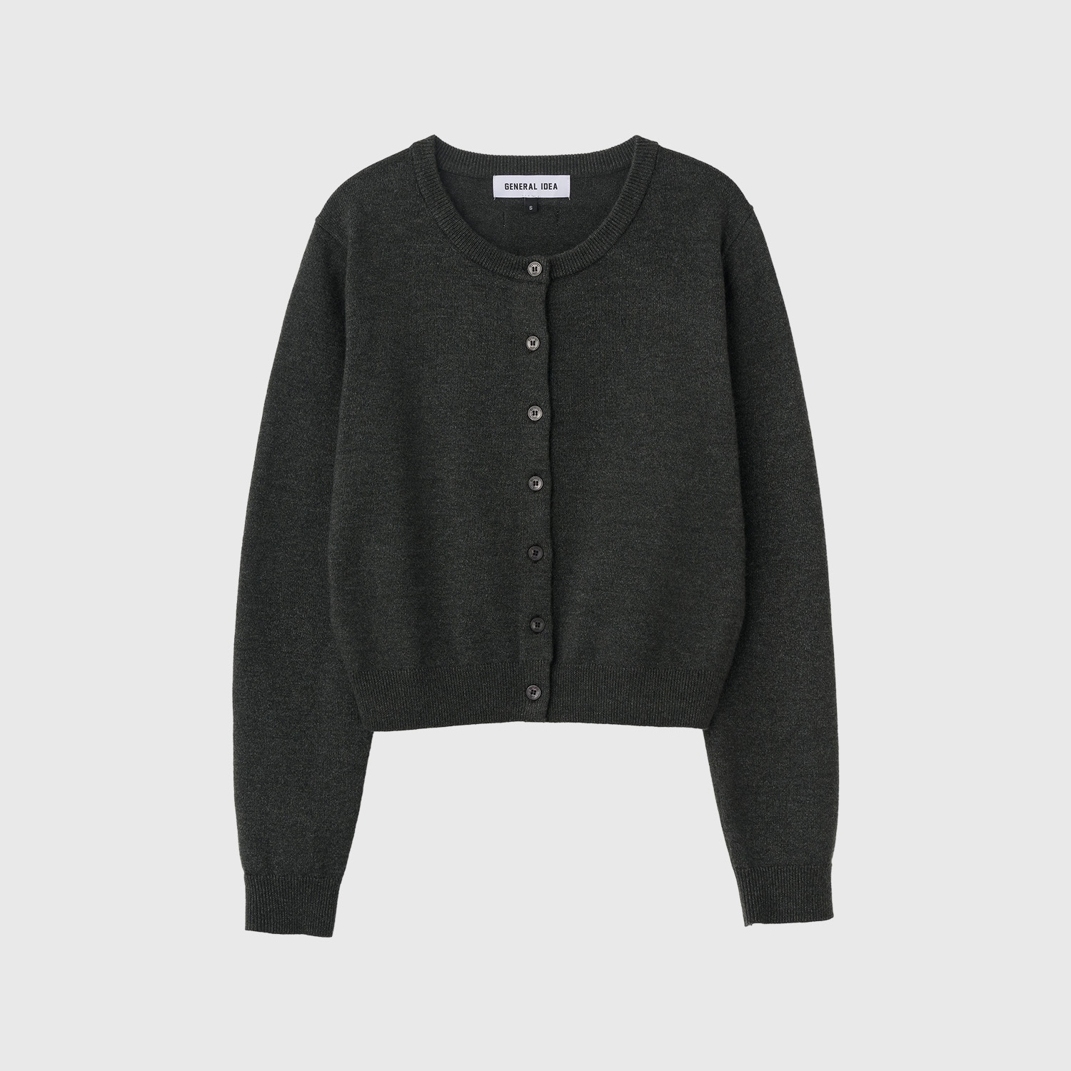 [GENERAL IDEA] NEW CLASSIC WOOL CREWNECK CARDIGAN