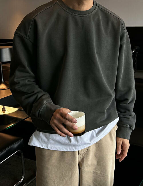 Rave Pigment 水洗運動衫大學T(7色)