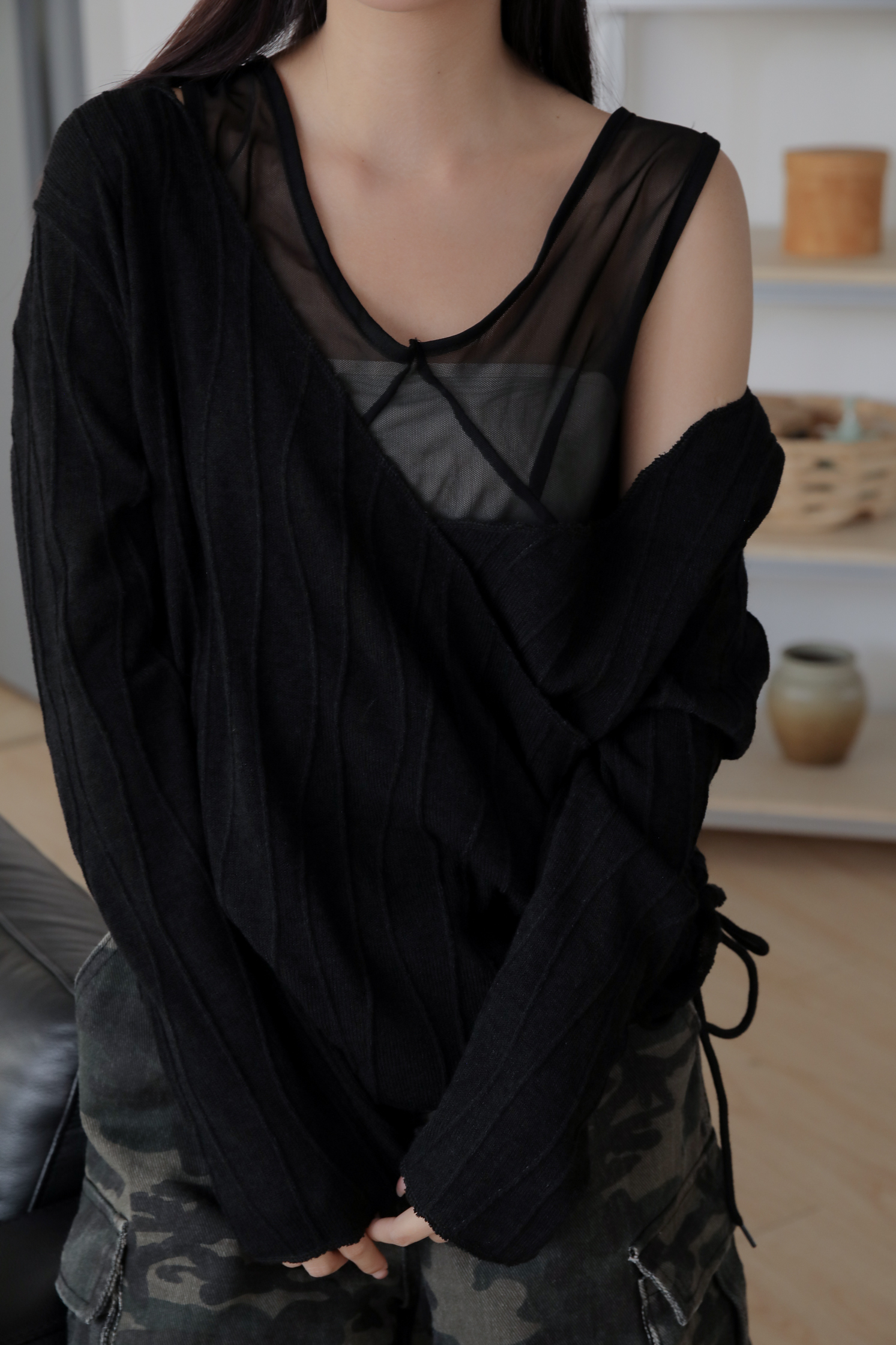 Picasso Hoodie Knit #連帽上衣