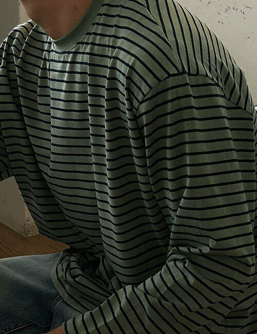 Dangara條紋長袖上衣