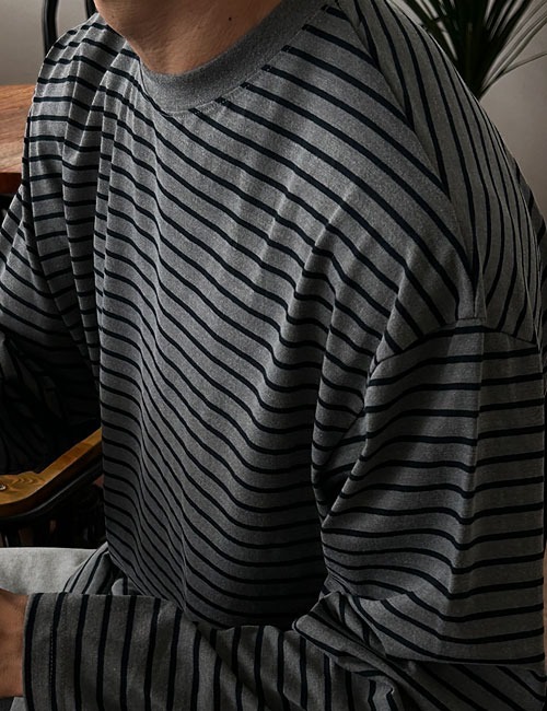 Dangara條紋長袖上衣